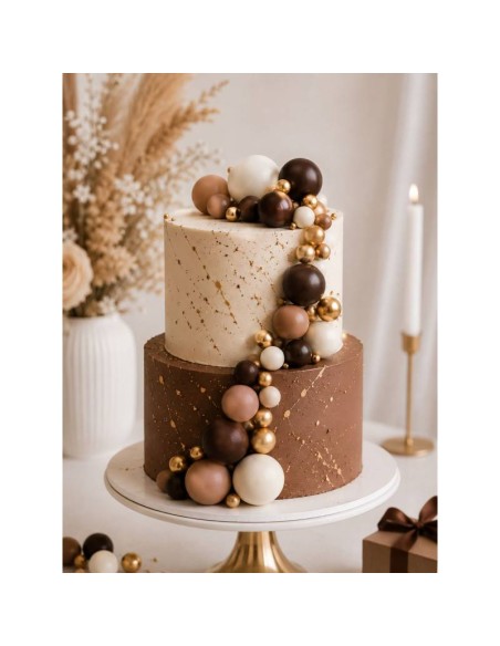 Set Bolas Decorativas Mix Chocolate 32ud Azucren