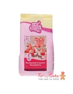 Preparado Crema de Chantilly Fresa 450g Funcakes