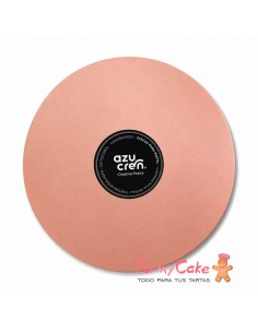 Base Redonda Excellente Oro Rosa Mate 30cm/3mm Azucren