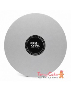 Base Redonda Excellente Plata Mate 20cm/3mm Azucren
