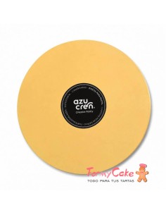 Base Redonda Excellente Oro Mate 25cm/3mm Azucren