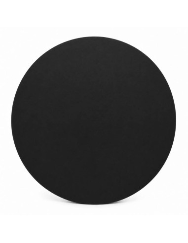 Base Redonda Excellente Negra Mate 25cm/3mm...