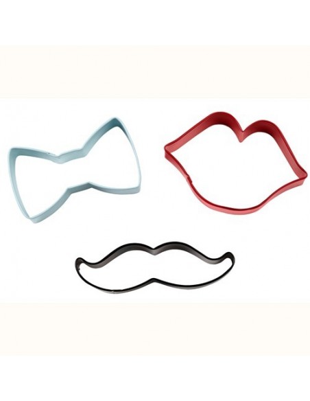 Cortantes Pajarita, Labios y Bigote Wilton