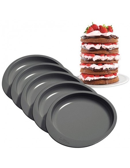 Set Moldes 5 Capas Para Layer Cakes 15 cm Wilton