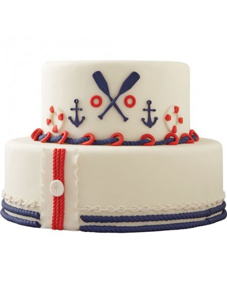 Molde Fondant Wilton Diseño Náutico
