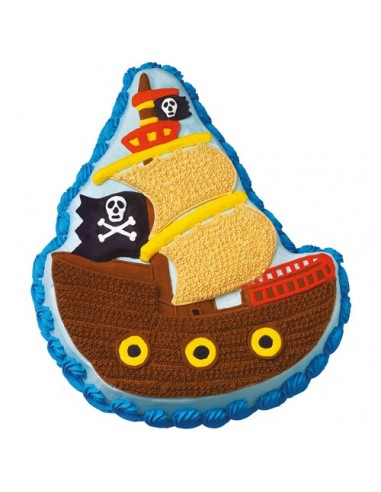 Molde Metálico Barco Pirata  Wilton