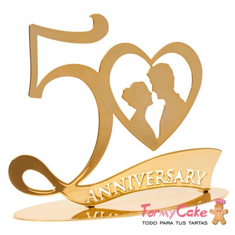Figura 50 aniversario bodas de Oro - Curiá Grabador