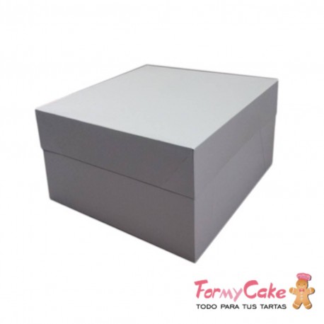 Caja Blanca para Tartas 20x20x15cm FormyCake