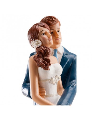 Figura para Tarta Novios "Laura y Álvaro" 18cm Dekora