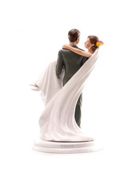 Figura para Tarta Novios "Laura y Álvaro" 18cm Dekora